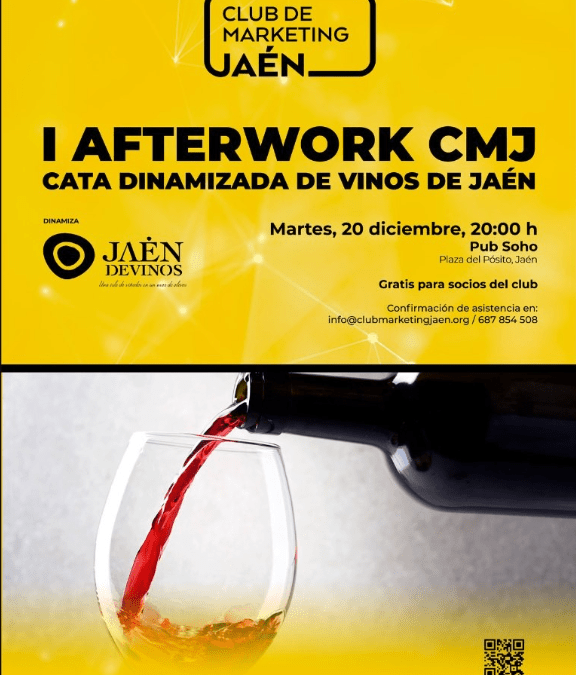 I AFTERWORK CMJ Cata dinamizada de vinos de Jaén